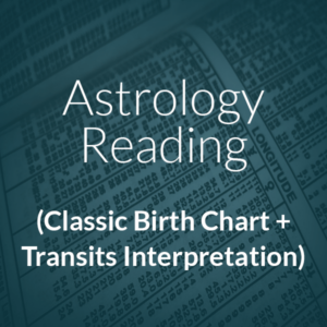 Astrology Reading (Classic Interpretation and Transits)